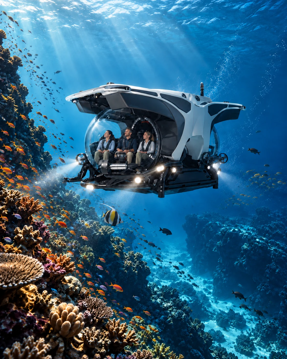 U-Boat Worx Cruise Sub exploring beneath the surface for ELOVA guests.